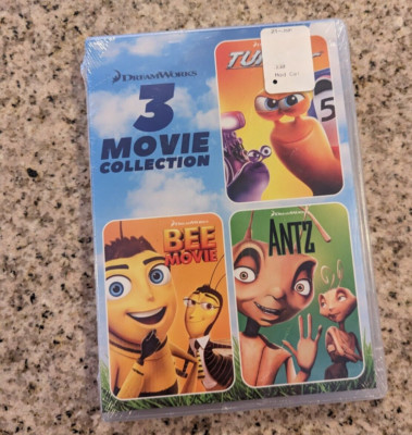 DreamWorks 3 Movie Collection: Turbo / Bee Movie / Antz (DVD) NEW