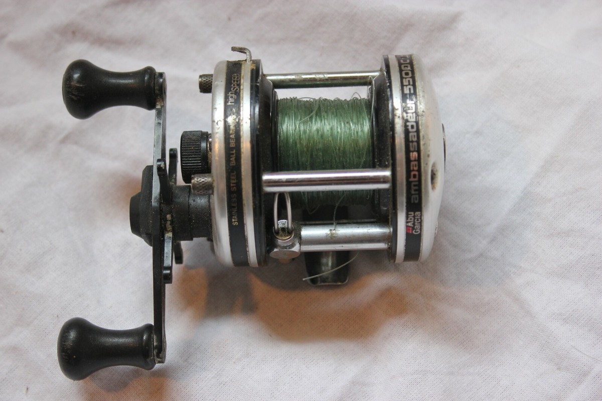 Abu Garcia Ambassadeur 5500 C Fishing Reel Silver Made in Sweden
