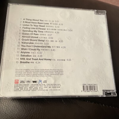 The Ballad Hits - Roxette - Audio CD Japanese Import 15 Tracks