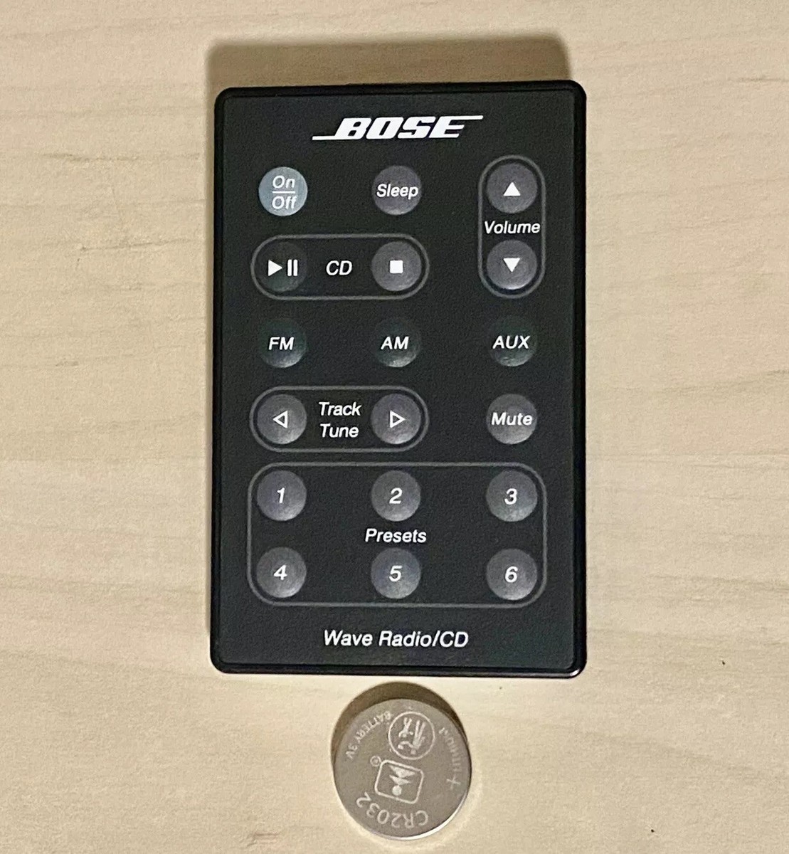 Bose Wave Radio/CD Radio CD Remote Control Black AWRC-1W AWRC-1G