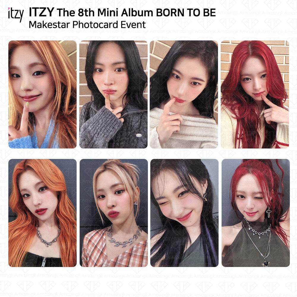 ITZY 8th Mini Album Born To Be Makestar Photocard Event YEJI