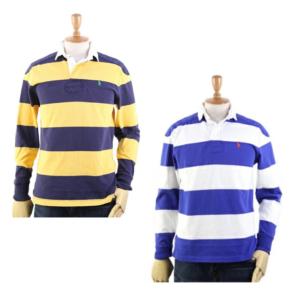 Polo Ralph Lauren Big & Tall Striped Long Sleeve Rugby Rugger