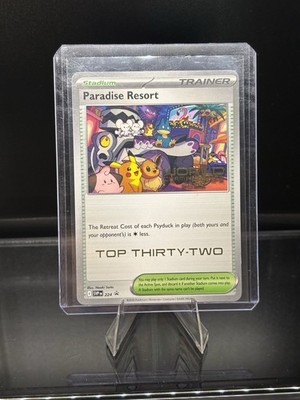 Pokemon World Championship 2025 TOP 32 Stamped Paradise Resort