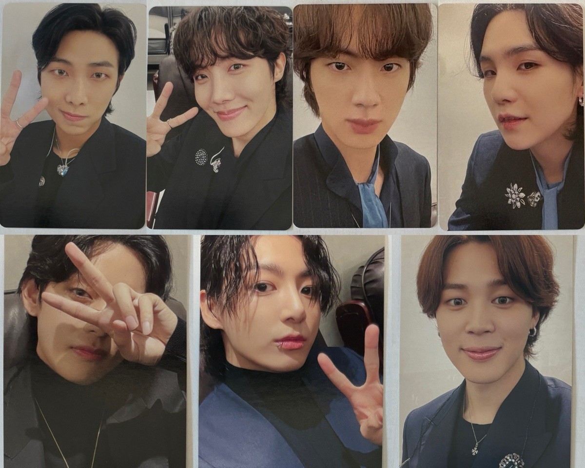 BTS 7 Moments Official PHOTOCARD Jimin, Jungkook, V, Suga, RM, Jin