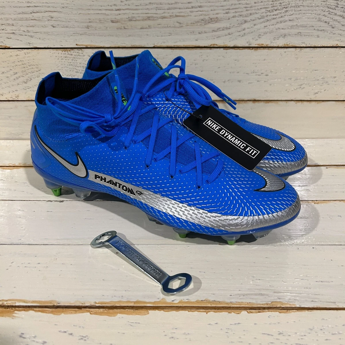 Nike Phantom GT Elite DF SG Photo Blue Metallic Silver for Sale