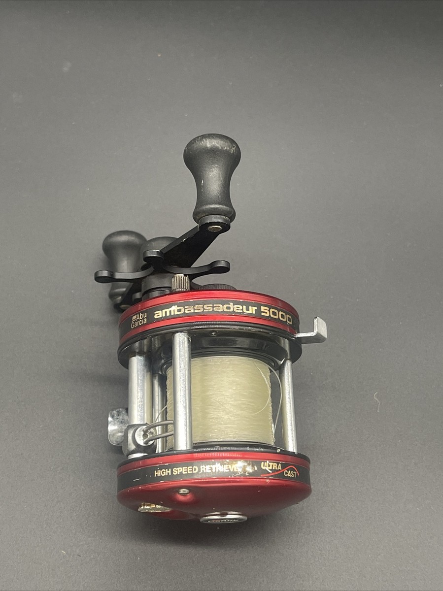 Abu Garcia Ambassadeur 5000 High Speed Retrieve Ultra Cast Red