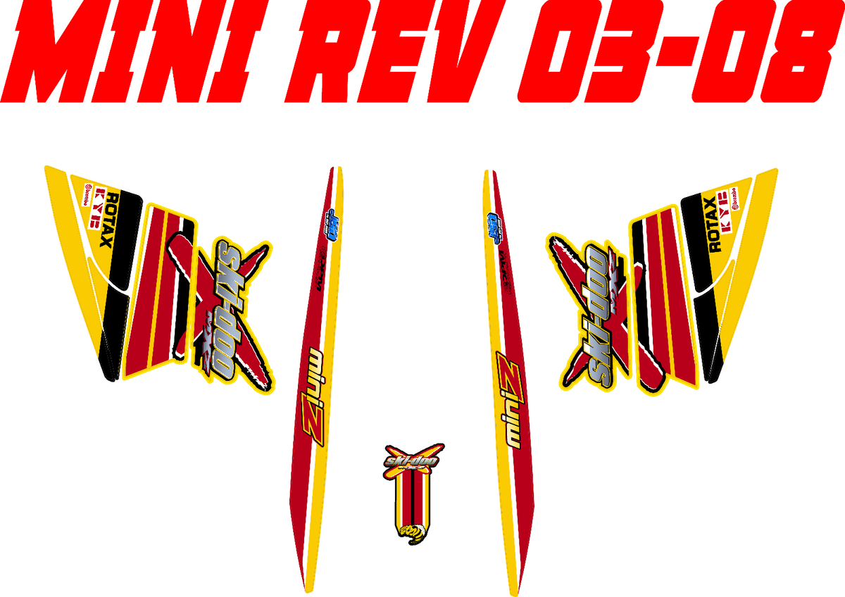 SKI DOO SNOWMOBILE MINI Z 120 ,03-08 FACTORY REPO BLAIR MORGAN 04