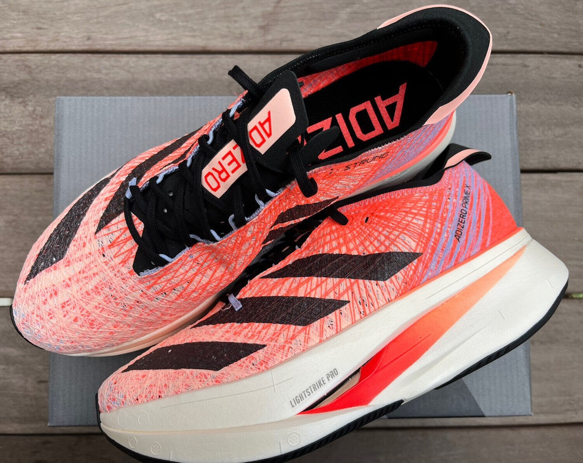 Adidas Adizero Prime X Strung Unisex Carbon Running Shoe Red