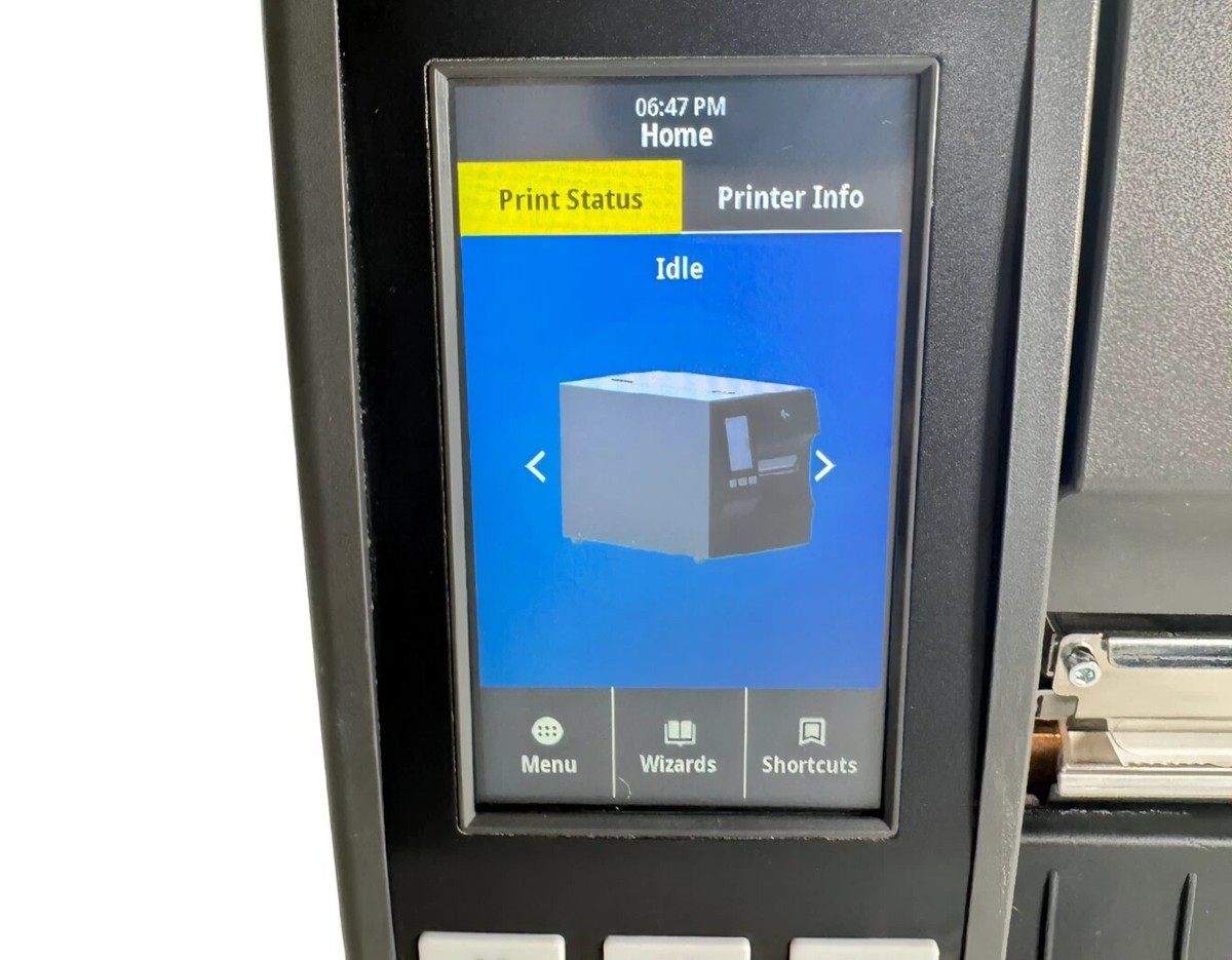 Zebra ZT421 Wide Thermal Transfer Label Printer 300 dpi Peel