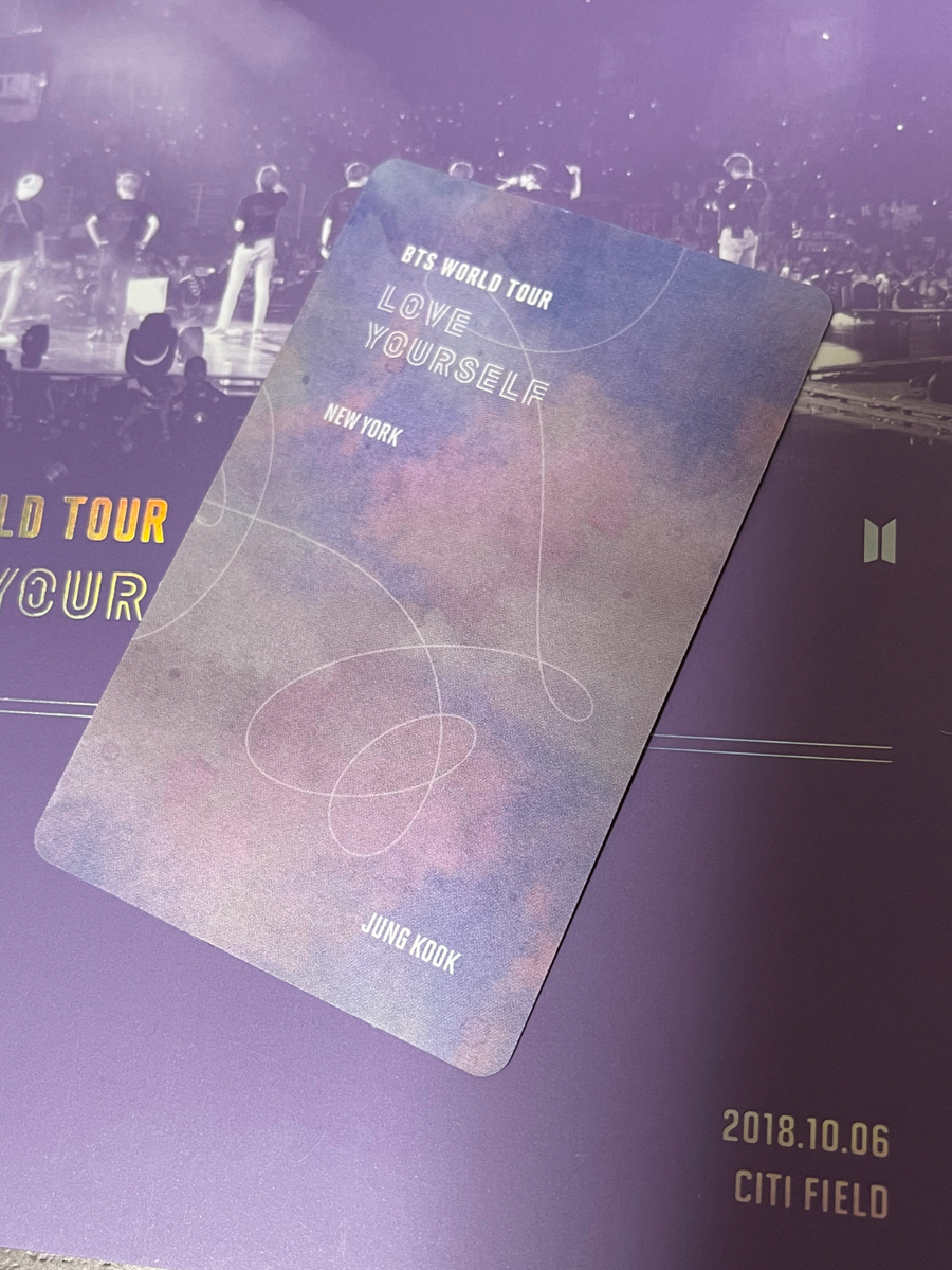 BTS Jungkook Love Yourself World Tour New York DVD Official Photo