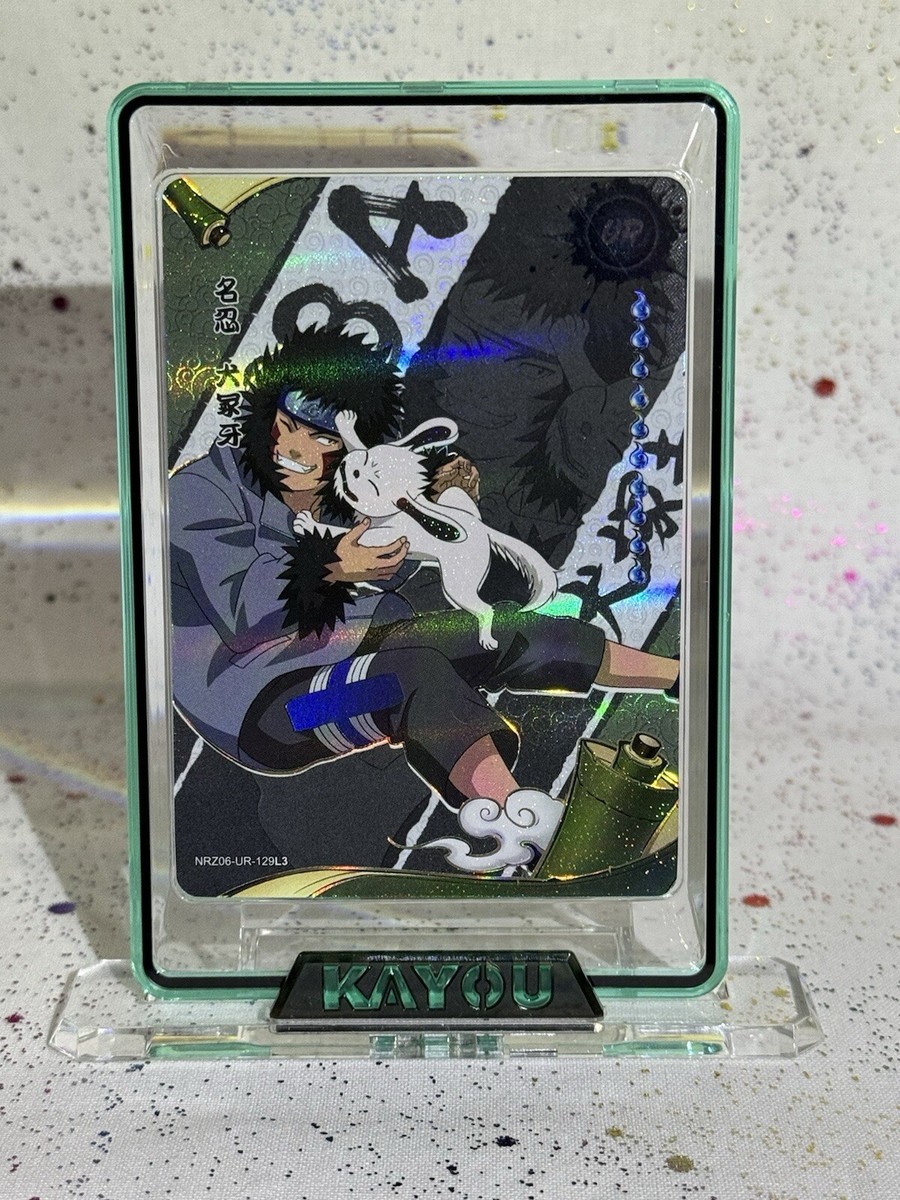 Kiba Inuzuka NRZ06-UR-129L3 Official Naruto Kayou Trading Card