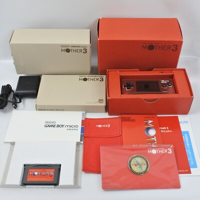 MOTHER 3 DELUXE Boxed Limited Gameboy Micro Console OXY-001