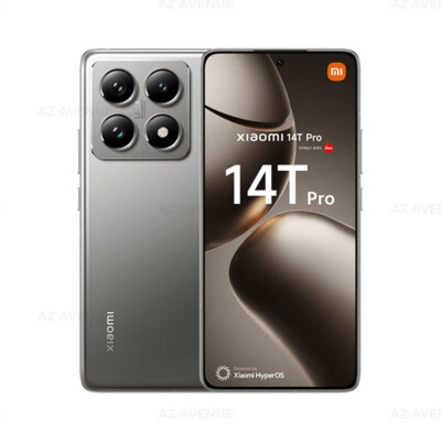 New) Xiaomi 14T Pro 5G 12GB+256GB GREY Dual SIM Unlocked Android