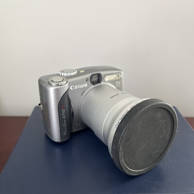 美品 PowerShot A710 IS シルバー Canon デジカメ 100 【公式通販】