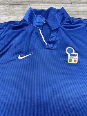 ITALY NATIONAL TEAM 1996 1997 SOCCER JERSEY FOOTBALL SHIRT BLUE