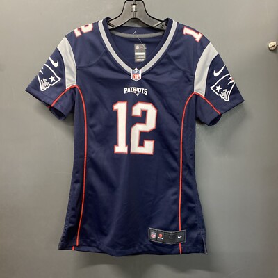 Nike New England Patriots Tom Brady #12 NFL Players On Field