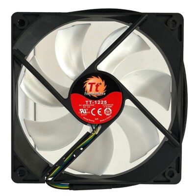 Thermaltake TT-1225 120mm White Case Fan, 5-qty, 10-qty | eBay