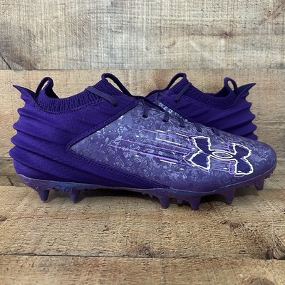 Under Armour Blur 2 MC Suede Purple Football Cleats Mens Size 12
