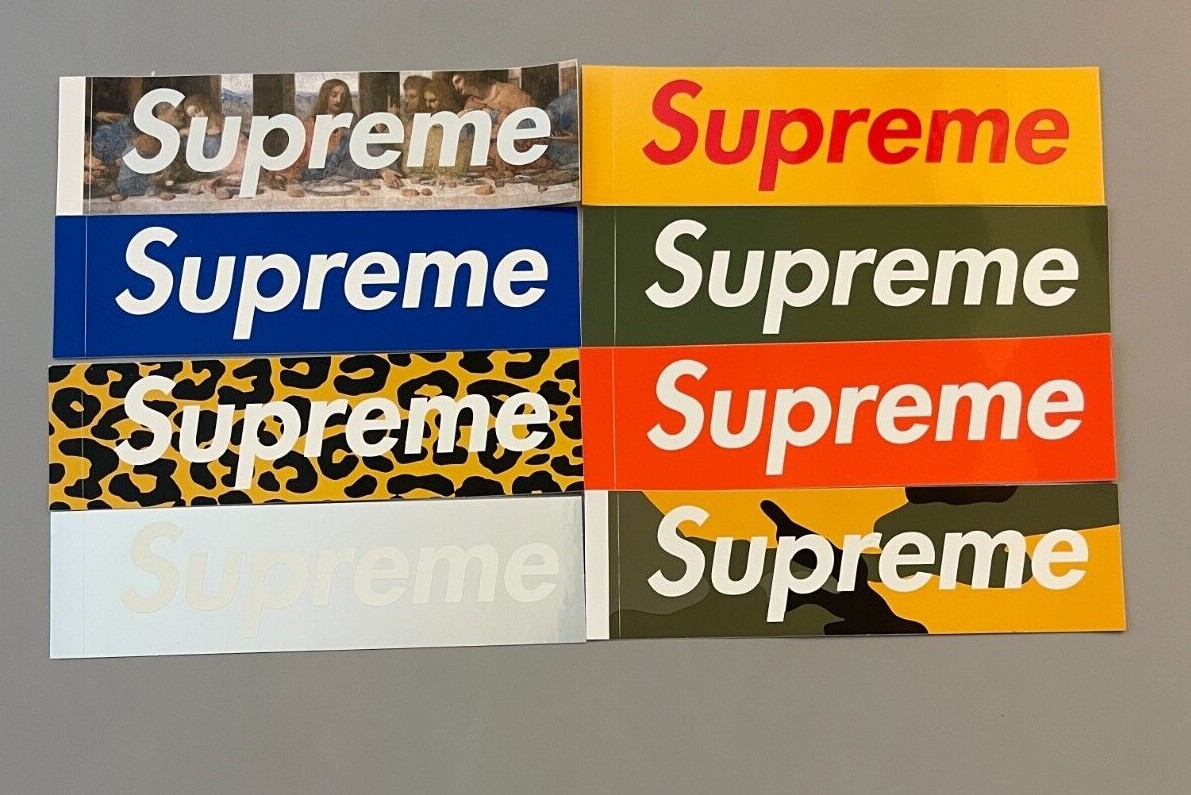 Supreme Store Opening Box Logo Stickers | eBay