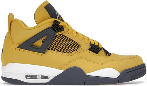 Mens Size 13 Nike Air Jordan 4 Retro Shoes Lightning Tour Yellow
