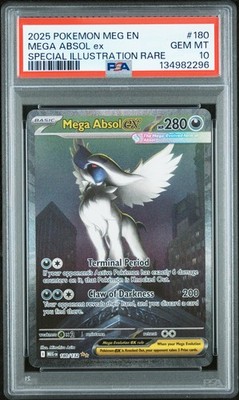 PSA 10 Mega Absol Ex Sir #180 Pokemon Mega Evolution 134982296 | eBay