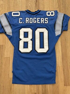 Charles Rogers Team Issued Detroit Lions Jersey Michigan State | eBay