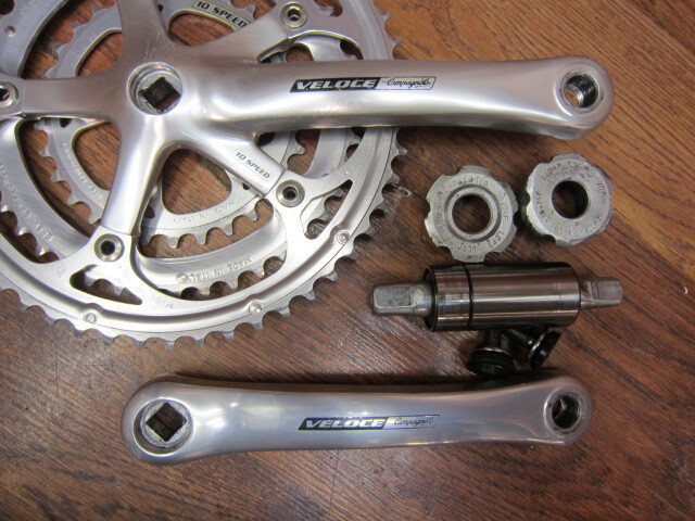 VINTAGE CAMPAGNOLO VELOCE 3 x 10 SPD TRIPLE GROUP BUILD KIT GRUPPO
