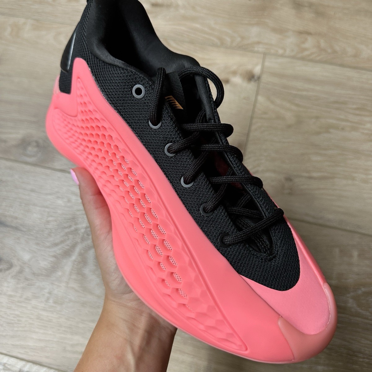 adidas AE 1 Low Mural Black Pink Basketball Shoes Women's Sizes 8