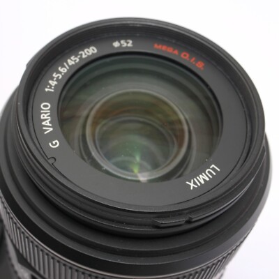 Panasonic Lumix G Vario 45-200mm f/4-5.6 Mega O.I.S Lens H