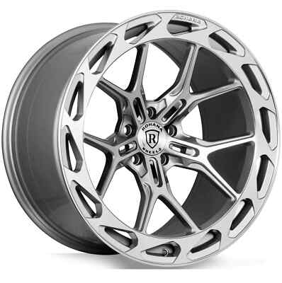 20” ROHANA RFX19 MACHINE SILVER WHEELS RIMS FOR LAMBORGHINI