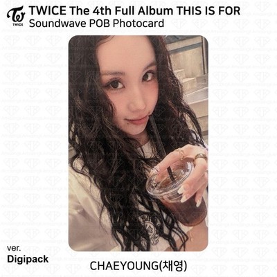TWICE 4th Full Album THIS IS FOR Soundwave POB Photocard Benefit