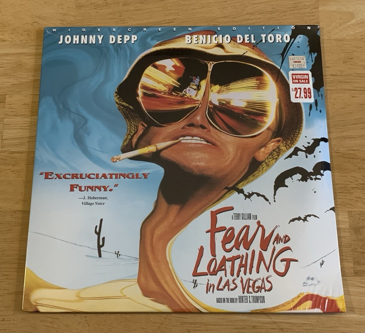Fear and Loathing in Las Vegas Movie on Laserdisc Johhny Depp