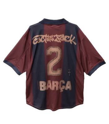 CJ X NIKE X FC BARCELONA RETRO 2000/01 HOME SKELETON JERSEY L
