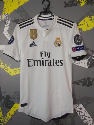 Real Madrid Home football shirt 2018 - 2019 Adidas Authentic Mens