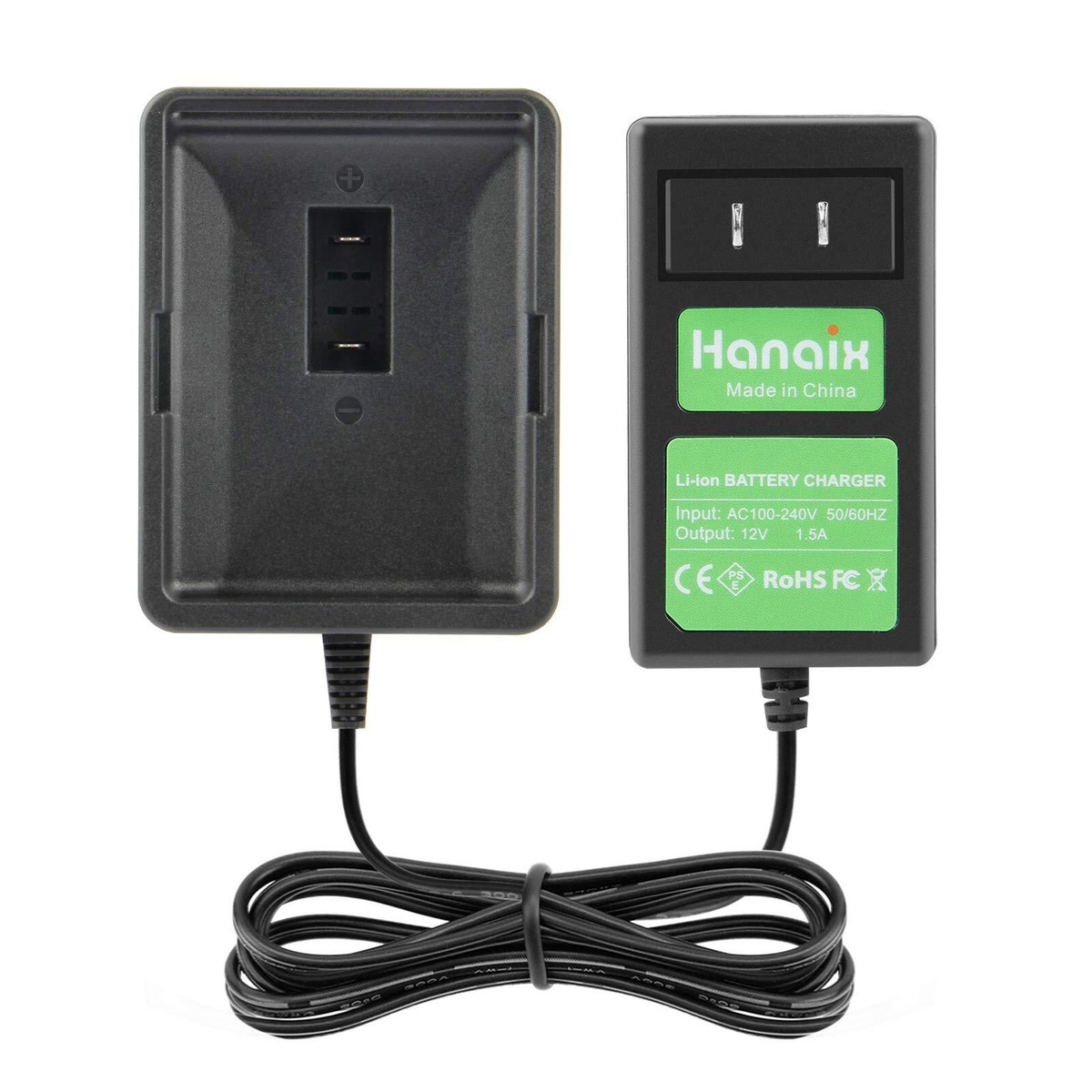 Hanaix 12V Lithium Charger for Ryobi CB120L CB121L BPL-1220 L1212R