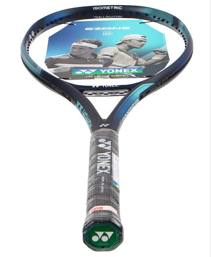 YONEX 2022 EZONE 100+ Tennis Racquet Racket Blue 100sq 300g G2