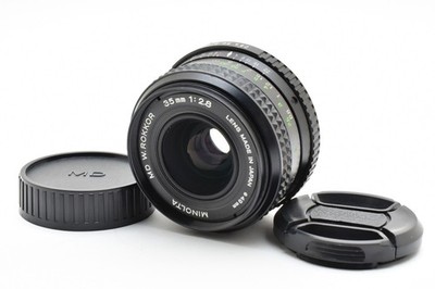 Minolta MD W.Rokkor 35mm f/2.8 Wide Angle MF Lens From [Near MINT