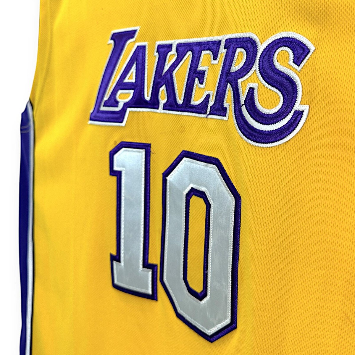 Adidas NBA Los Angeles Lakers Steve Nash #10 Size XXXL Yellow