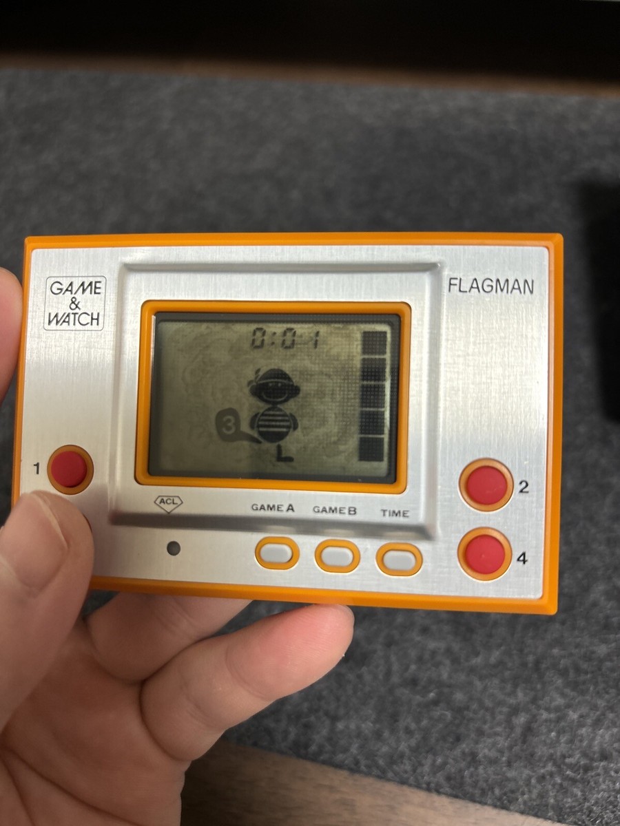 Nintendo Game & Watch Silver Series Flagman FL-02 1980 Tested