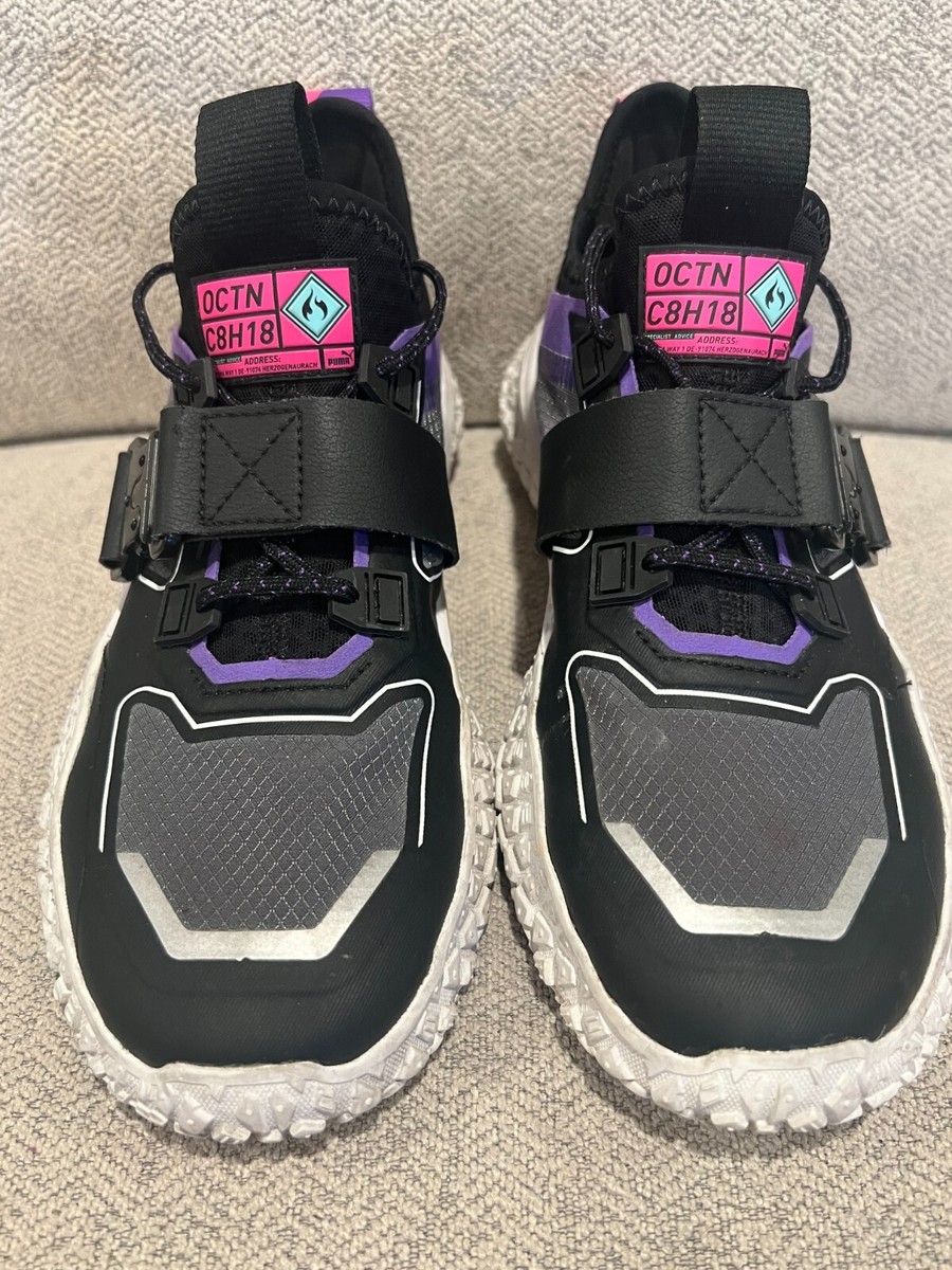 Puma Hi Octn C8H18 Motorsport Black Purple Shoes Size Mens 7.5