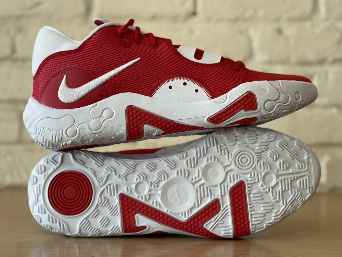 Nike PG 6 TB Promo University Red White Basketball Shoes Men Size