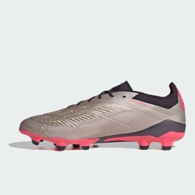 adidas Predator Elite Low HG/AG Platina Metallic/Aurora Black