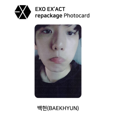 EXO 3rd Album EX'ACT Official Photocard Korean Version Lucky One