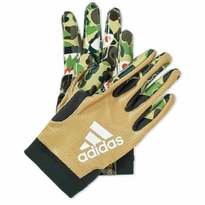 Original BAPE x ADIDAS A BATHING APE Adizero 8.0 Gloves Size Large