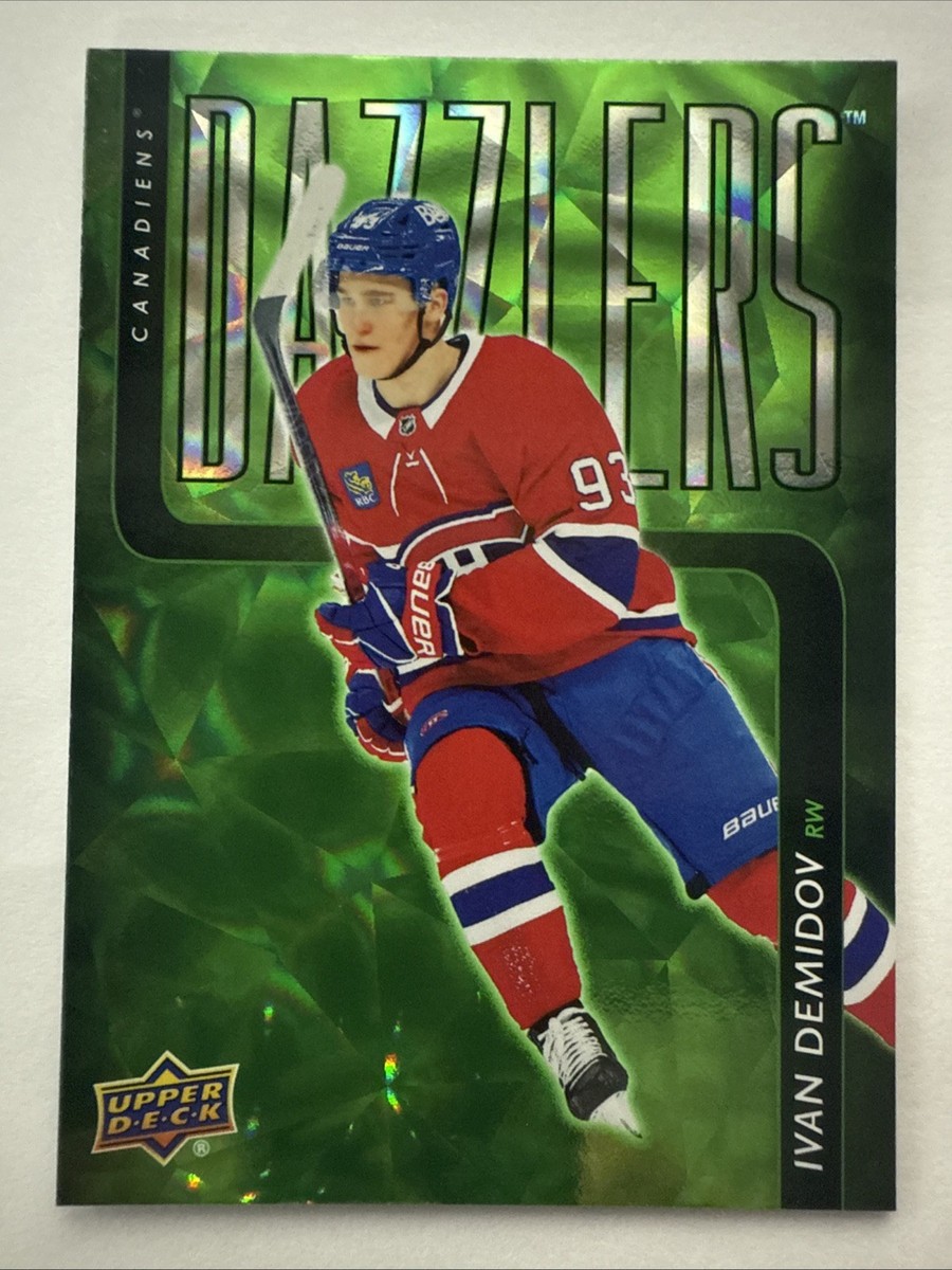 2025-26 Upper Deck Series 1 Dazzlers Green #DZ-18 Ivan Demidov (RC