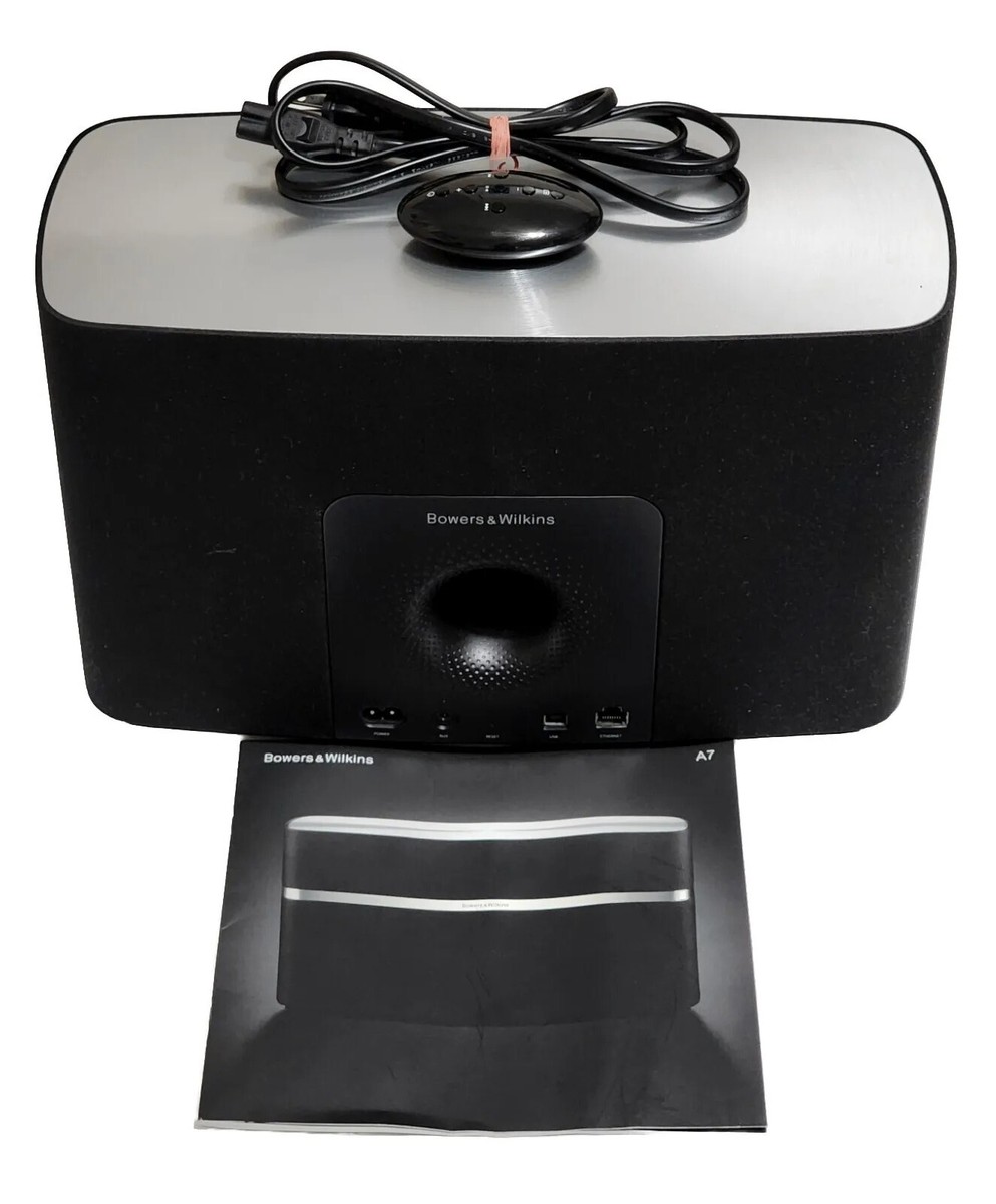 Bowers & Wilkins A7 Hi-Fi Wireless Music System w/ Remote, Power
