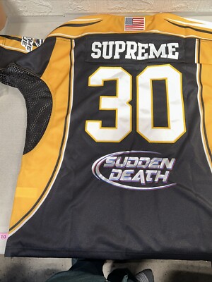 supreme sudden death football jersey | eBay