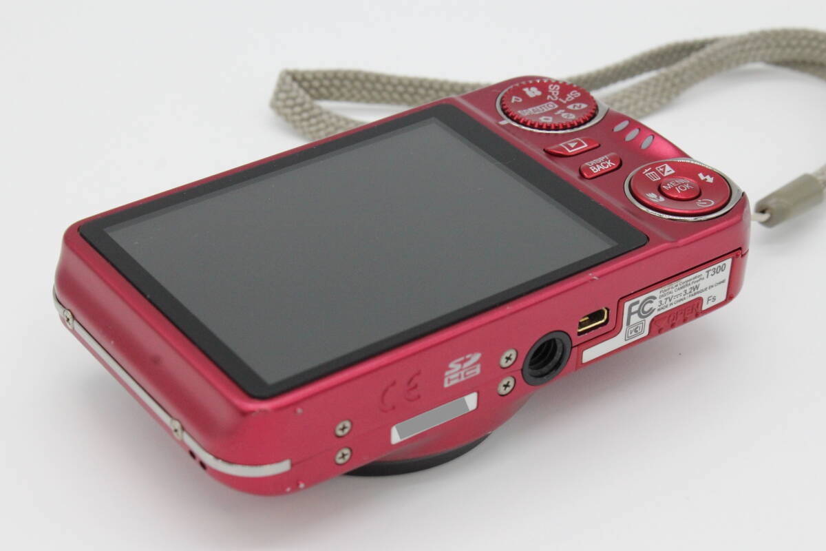 Fujifilm FinePix T300 RED 14MP 10x Digital Camera English language