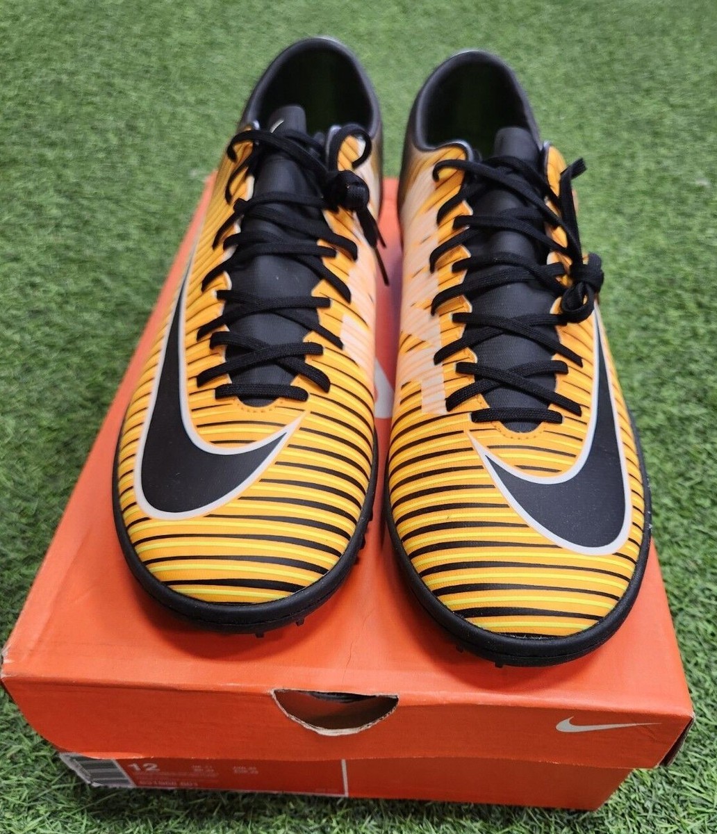 Nike Mercurial Victory VI Turf Men's Soccer Shoes Yellow-Black | eBay