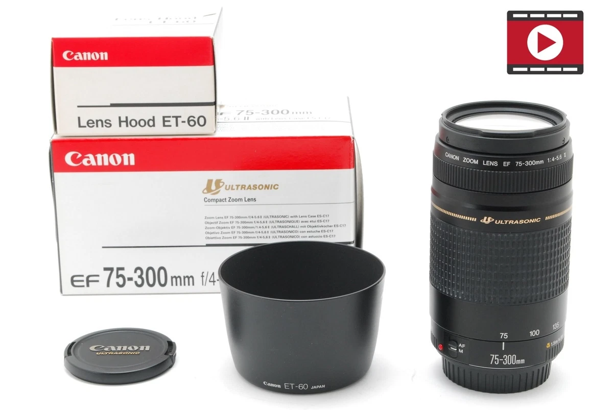 Canon 75-300mm f/4-5.6 Camera Lenses for sale | eBay